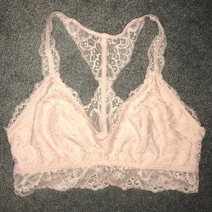 barely worn lace racerback bralette